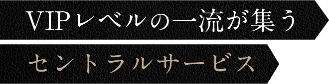 VIPレベルの一流が集うセントラルサービス